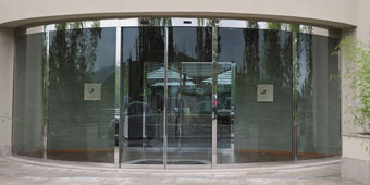 Automatic-Glass-Curved-Doors